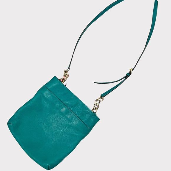 Michael Kors Cross Body Ostrich Print Chain Link Bag - Picture 7 of 10